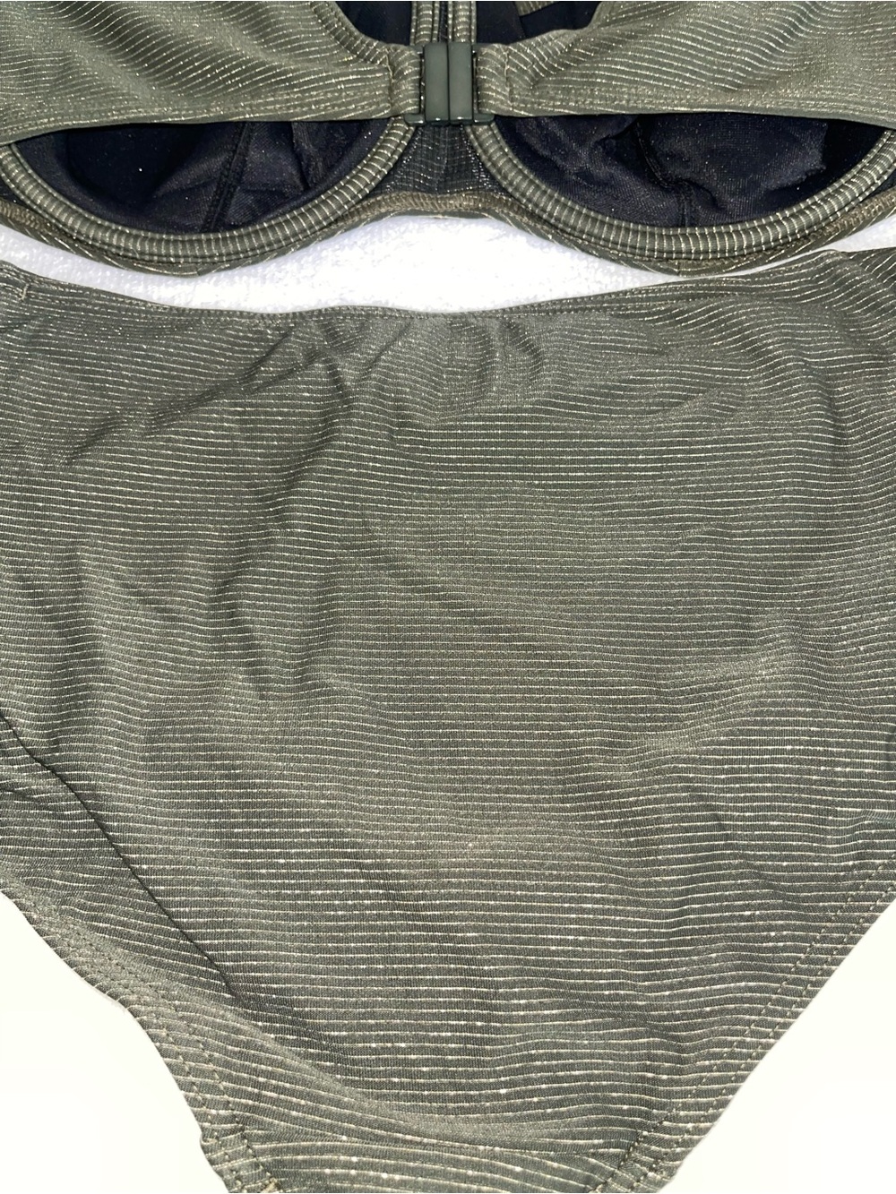 RARE Freya Olive Green & Gold Bikini Set w/ Gold Hardware - NWT - Picture 7 of 9